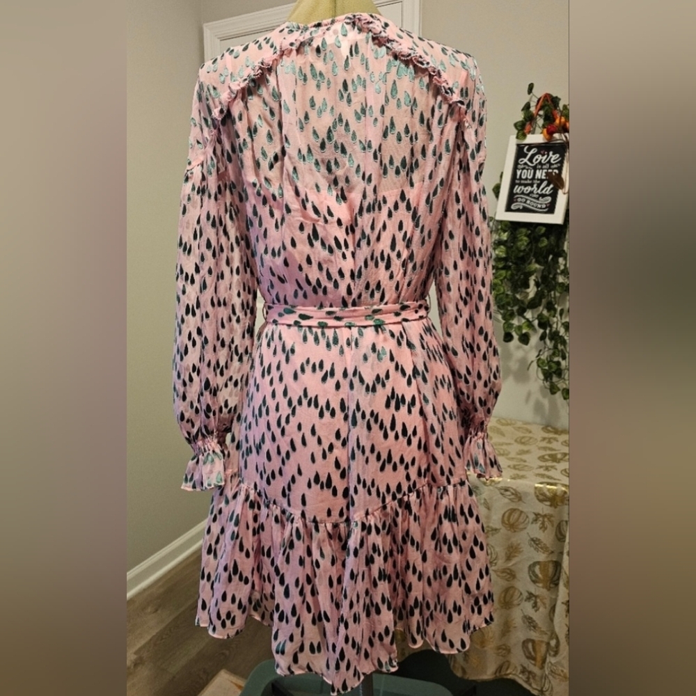 Saloni Pixie Mini Pink And Green Patterned Women'… - image 7